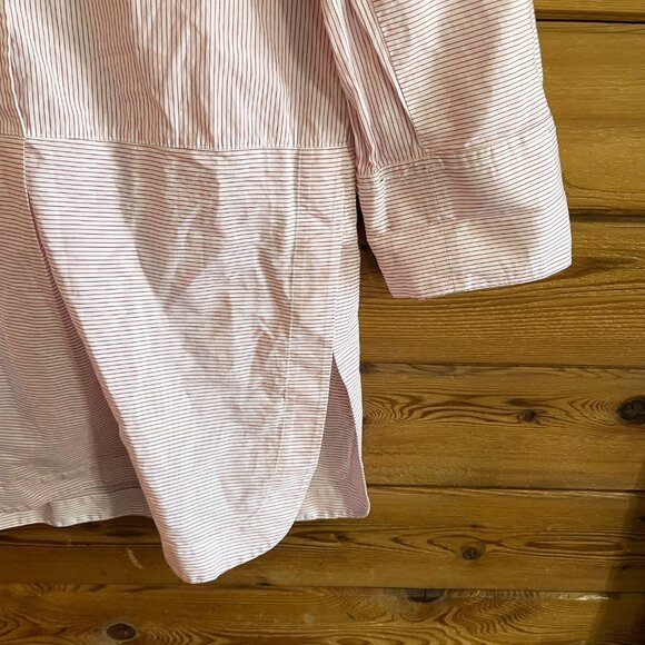 Vince Red and White Striped Pullover Tunic - Size Medium - Picture 6 of 8